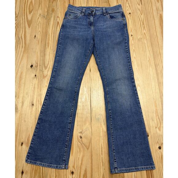 Marks & Spencer M&S Bootcut Jeans Size 10 Women’s Medium Wash Blue 30x30 - Picture 1 of 7